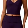 QBGJTD Two Piece Workout Sets For Women Tank Top Matching High Waist Tummy Control Shorts Gym Yoga Active Wear Outfits