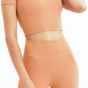 Women's Workout Sportswear Seamless Yoga Set Sport Suit Two Piece Female Clothes Gym Clothing High Waist Leggings(E,M)